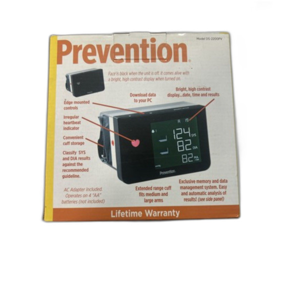 New Prevention: Ultima Blood Pressure Monitor DS-2200 New - Picture 1 of 5